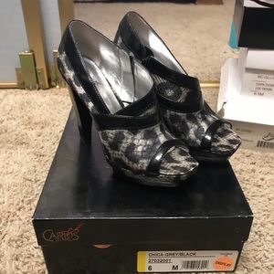 Carlos Black cheetah print